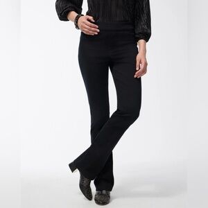 Chico’s Black Pull-on Slim Bootcut Jeggings